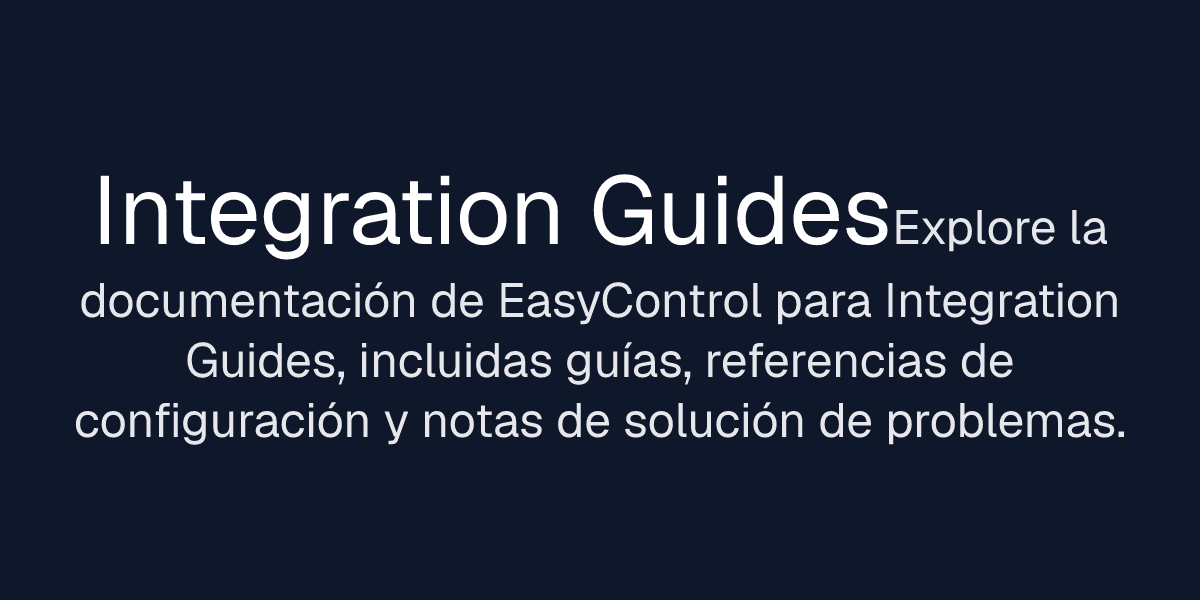 Integration Guides
