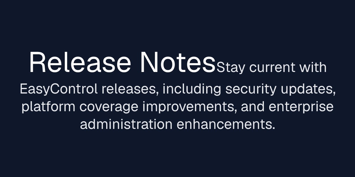 Release Notes
