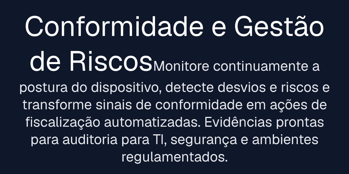 E Risco Comtest Conformidade e Gestão de Riscos